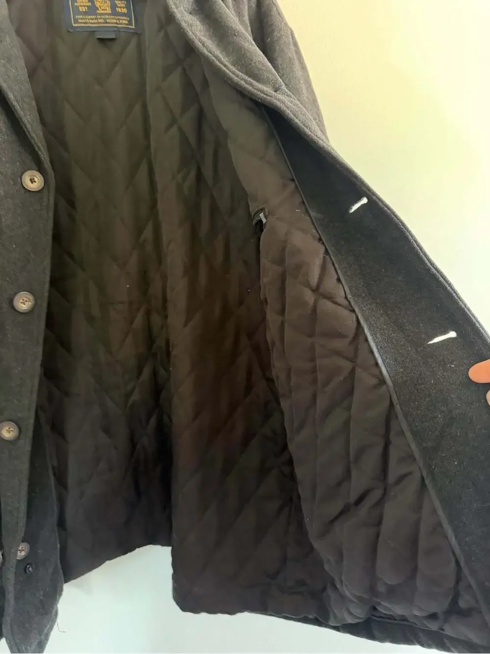 Vintage Woolrich Wool-Blend Chore Coat Jacket Heritage/ Preppy/Winter XL-XXL